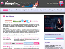Tablet Screenshot of online.bingonett.org